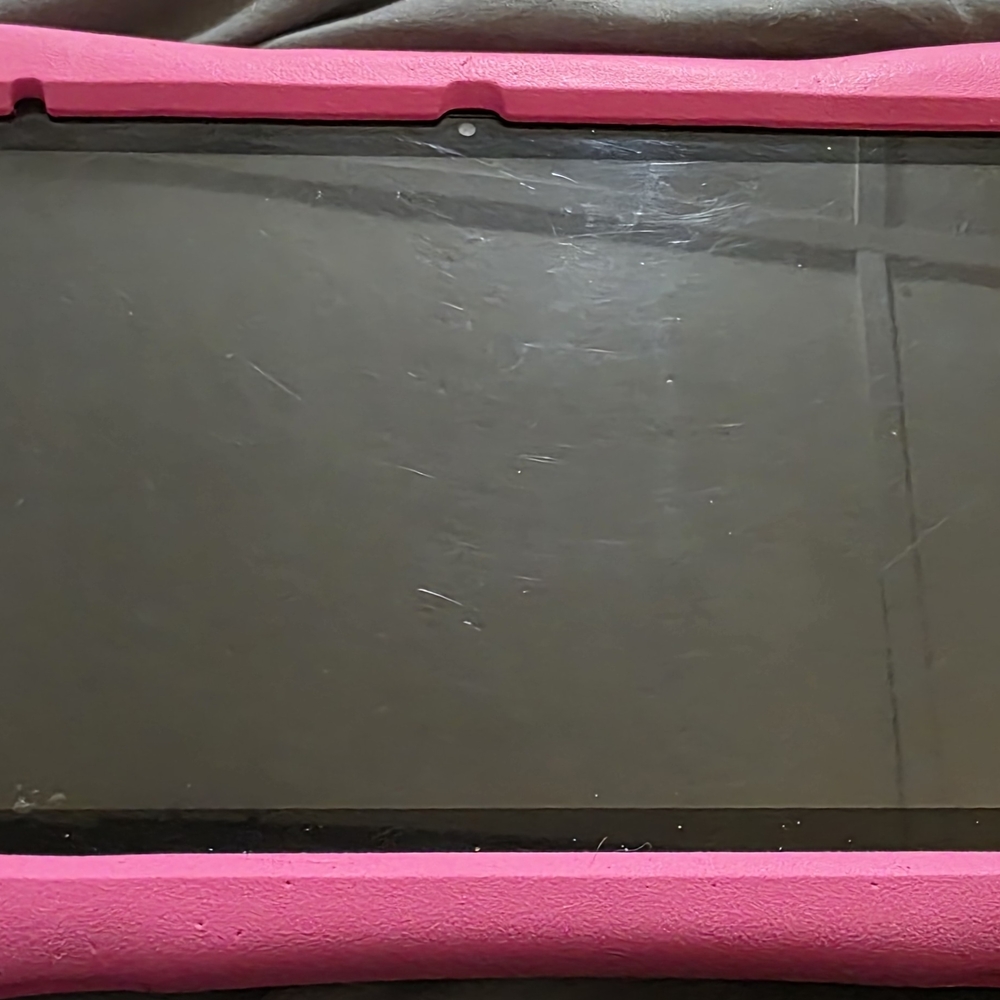 Pink Tablet with Protective Case